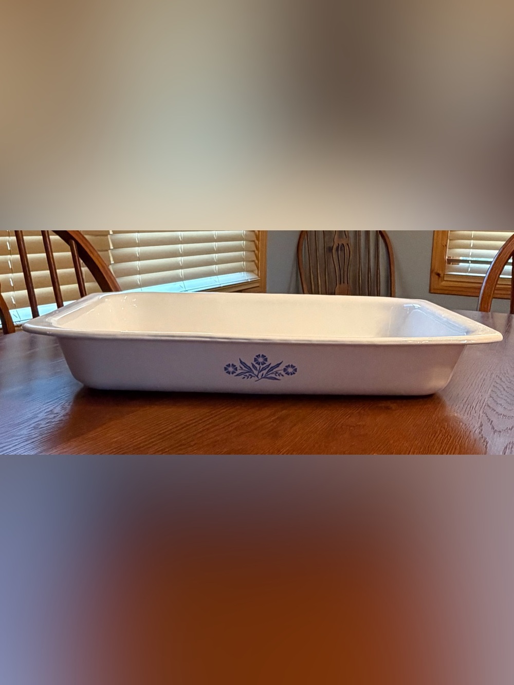 Vintage Corningware Cornflower Roasting Pan P-76
